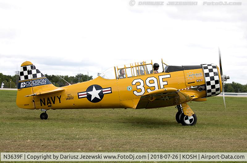 N3639F, North American SNJ-6 Texan C/N 121-43111, North American SNJ-6 Texan  C/N 112148, N3639F