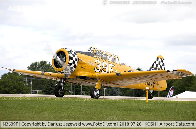 N3639F, North American SNJ-6 Texan C/N 121-43111, North American SNJ-6 Texan  C/N 112148, N3639F