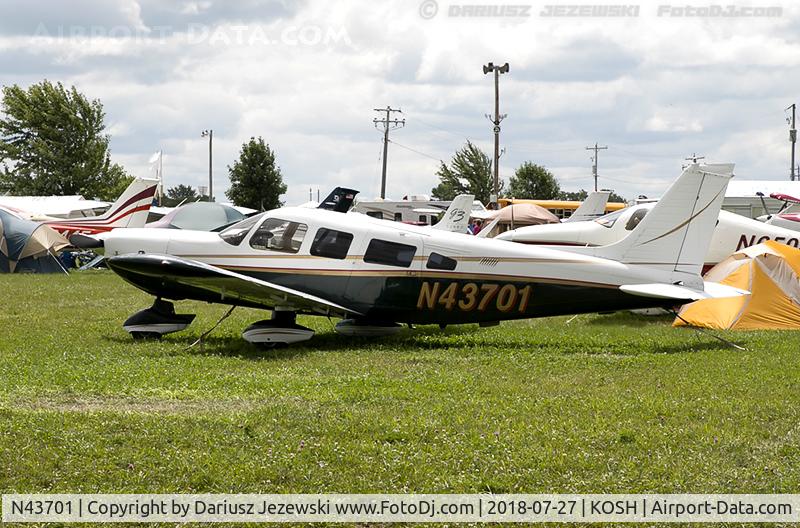 N43701, 1974 Piper PA-32-300 Cherokee Six C/N 32-7440139, Piper PA-32-300 Cherokee Six  C/N 32-7440139, N43701