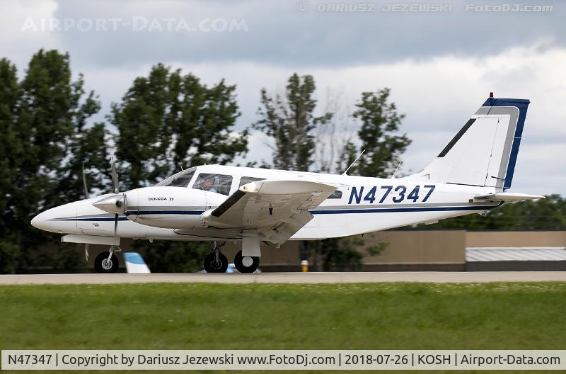N47347, 1977 Piper PA-34-200T C/N 34-7770387, Piper PA-34-200T Seneca II  C/N 34-7770387, N47347