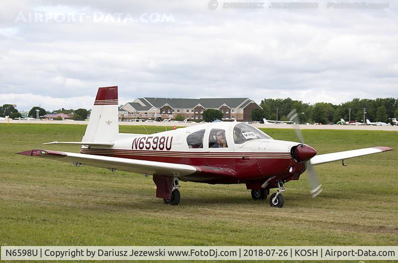 N6598U, 1962 Mooney M20C Ranger C/N 2380, Mooney M20C Ranger  C/N 2380, N6598U