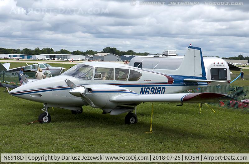 N6918D, 1962 Piper PA-23-160 Apache C/N 23-2038, Piper PA-23-160 Apache  C/N 23-2038, N6918D