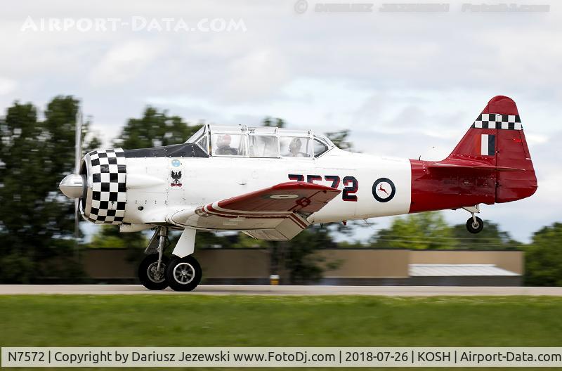 N7572, 1941 North American AT-6D Texan C/N 41-34018, North American AT-6D Texan  C/N 41-34018, N7572
