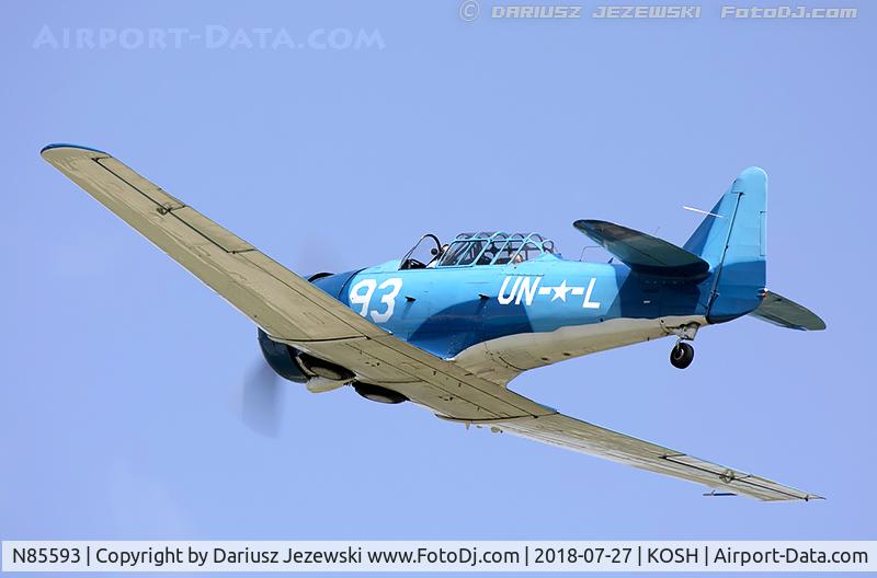 N85593, 1957 North American AT-6D Texan C/N 121-42415, North American AT-6D Texan  C/N 121-42415, N85593