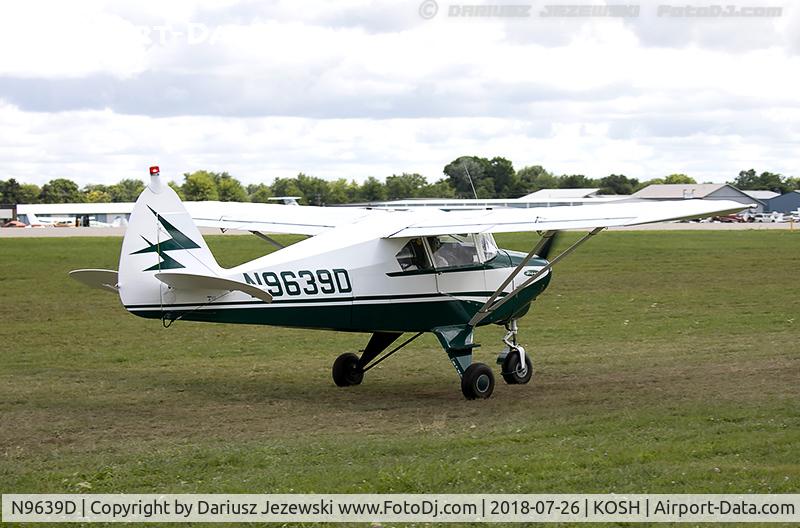 N9639D, 1959 Piper PA-22-150 C/N 22-6552, Piper PA-22-150 Tri-Pacer  C/N 22-6552, N9639D