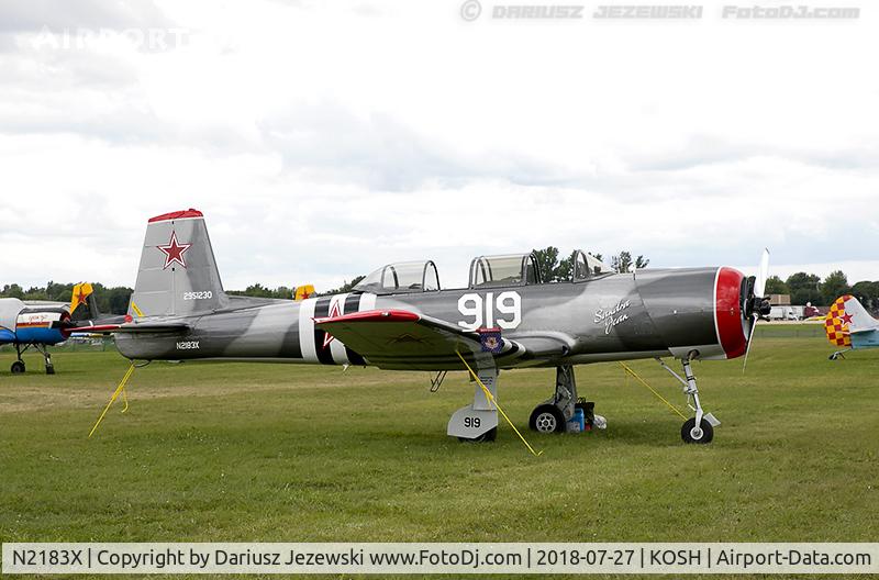 N2183X, Nanchang CJ-6 C/N 2951230, Nanchang CJ-6  C/N 2951230, N2183X