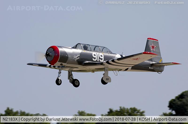 N2183X, Nanchang CJ-6 C/N 2951230, Nanchang CJ-6  C/N 2951230, N2183X