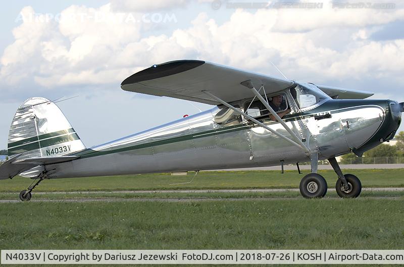 N4033V, 1948 Cessna 170 C/N 18380, Cessna 170  C/N 18380, N4033V