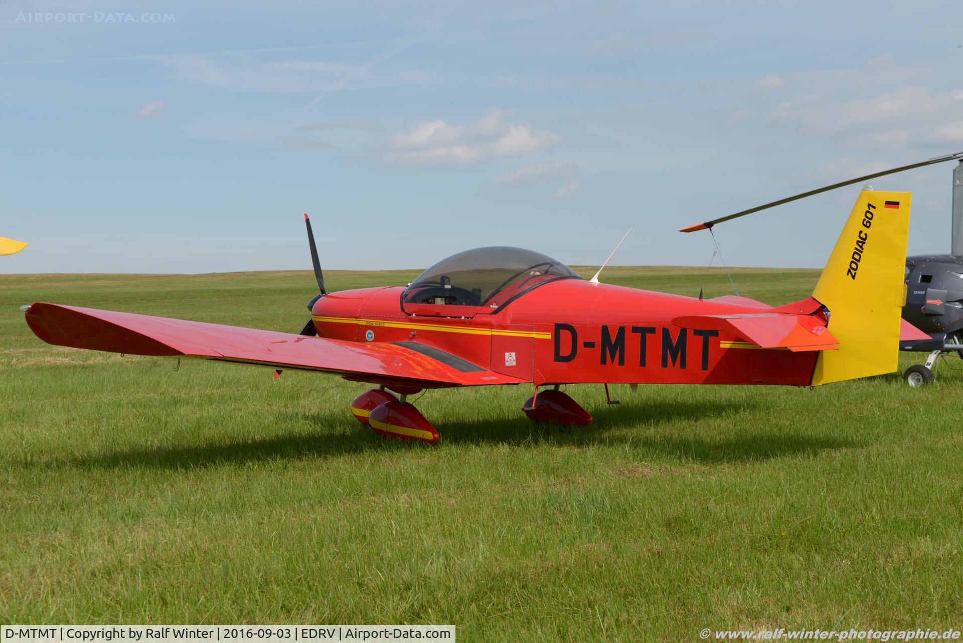 D-MTMT, Zenair CH-601 HD Zodiac C/N 6-8047, Zenair CH-601D Zodiac - Privat - 6-8047 - D-MTMT - 03.09.2016 - EDRV