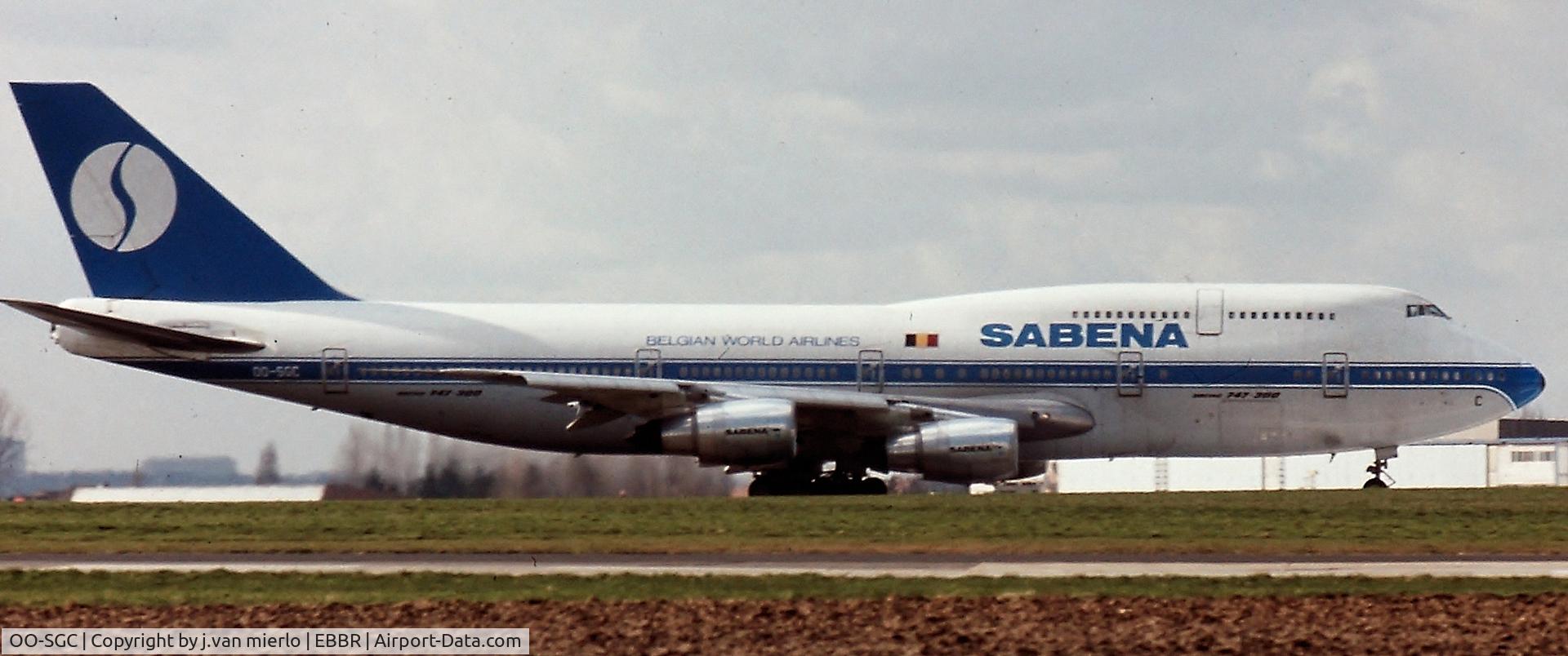 OO-SGC, Boeing 747-329M C/N 23439 / 646, Taxiing Brussels