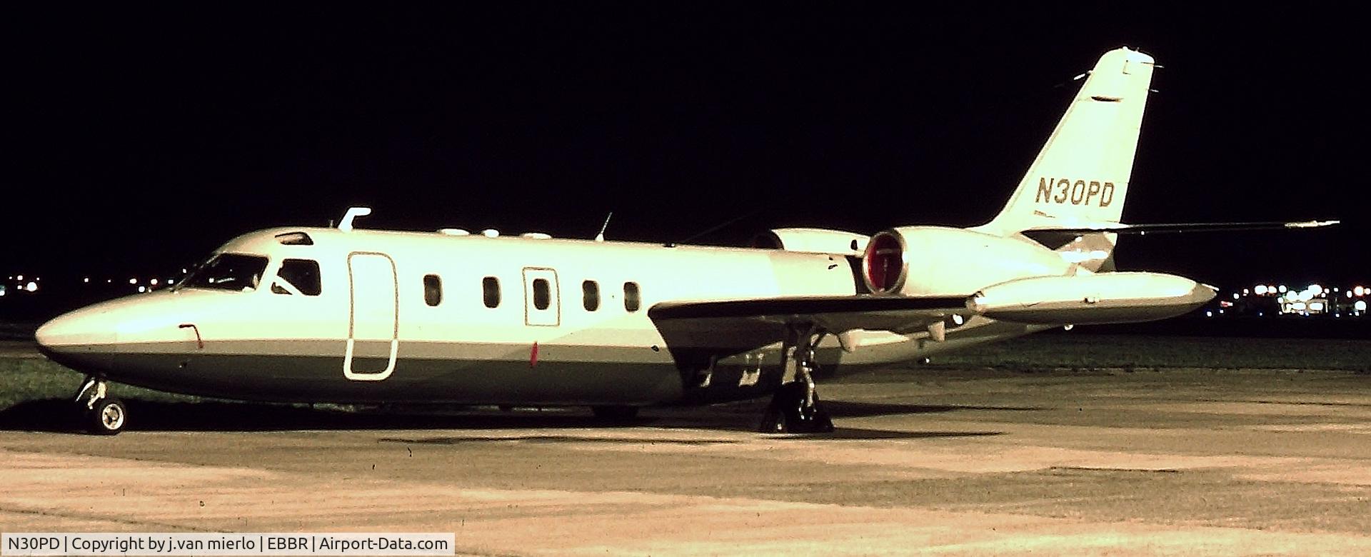N30PD, Israel Aircraft Industries IAI-1124 Westwind C/N 347, Brussels