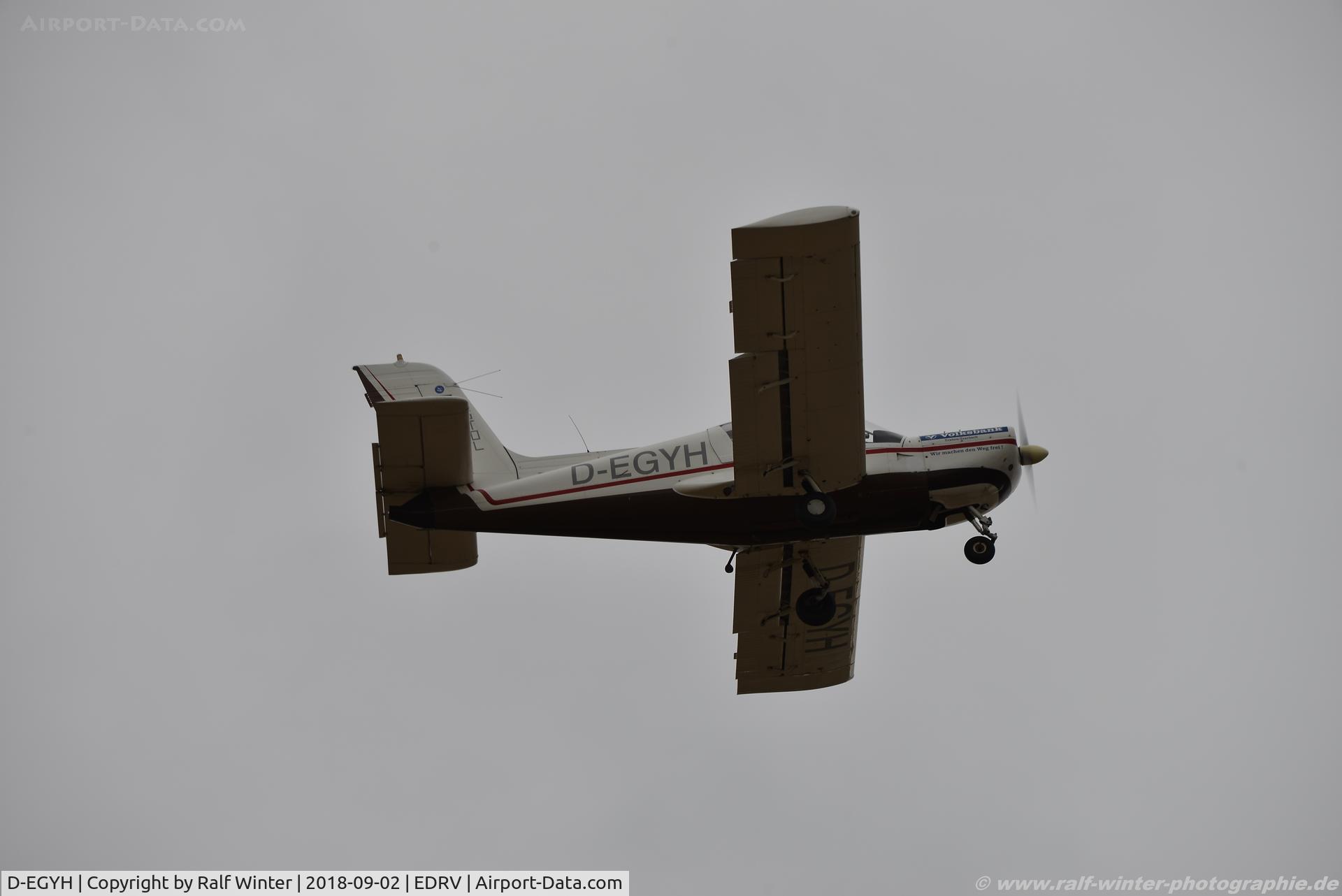 D-EGYH, Morane-Saulnier MS.893E Rallye 180GT C/N 0000, Morane-Saulnier MS.893E Rallye 180GT - Private - D-EGYH - 02.09.2018 - EDRV