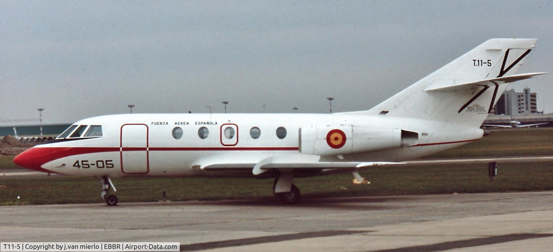T11-5, 1985 Dassault Falcon (Mystere) 20F C/N 475, Brussels
