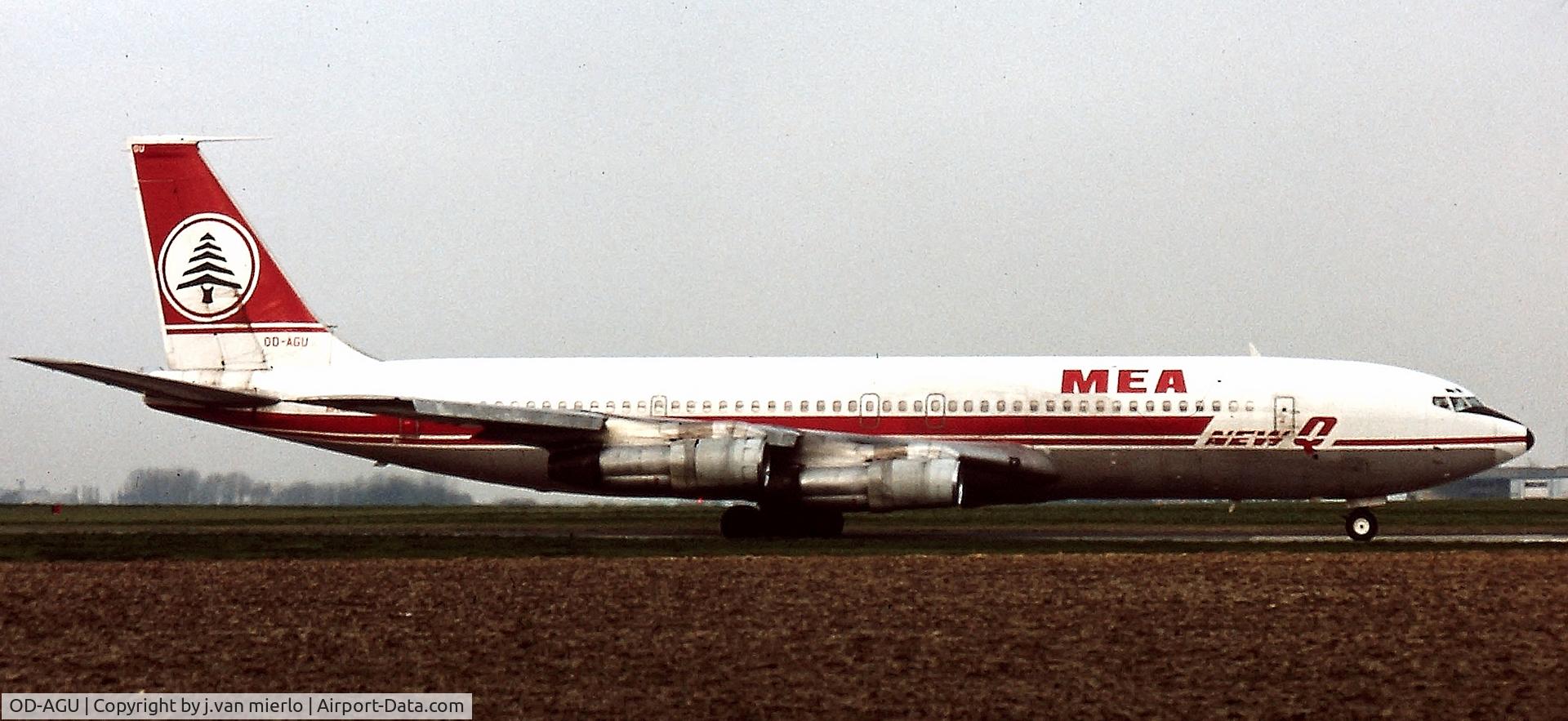 OD-AGU, 1968 Boeing 707-347C C/N 19966, Brussels