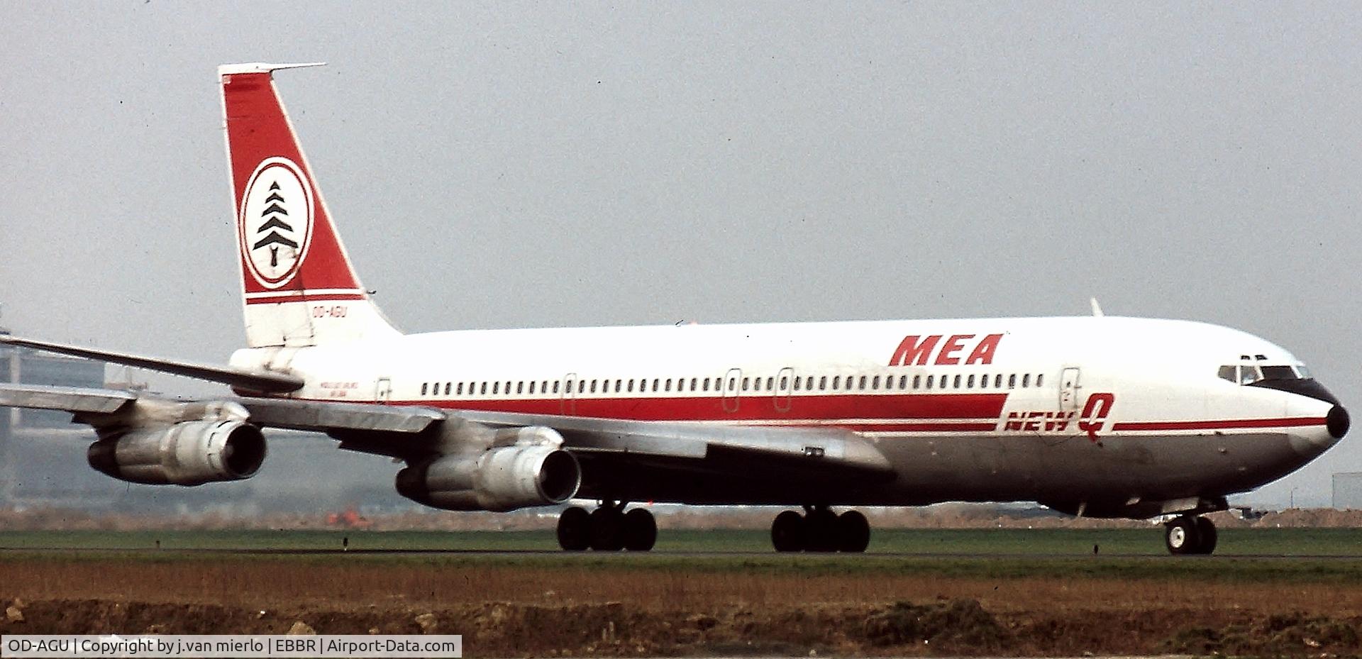 OD-AGU, 1968 Boeing 707-347C C/N 19966, Brussels