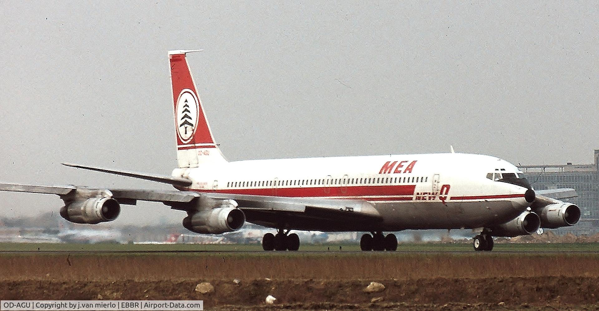 OD-AGU, 1968 Boeing 707-347C C/N 19966, Brussels