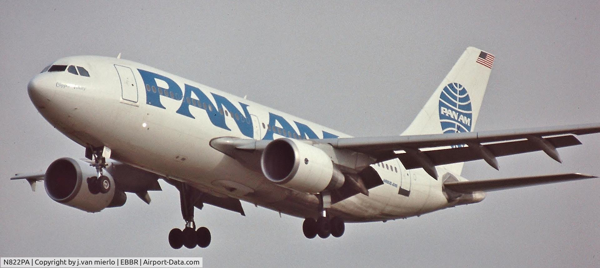 N822PA, 1994 Airbus A310-324 C/N 467, Brussels