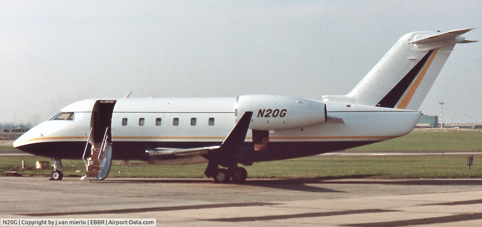 N20G, 1993 Canadair Challenger 601-3R (CL-600-2B16) C/N 5136, Brussels