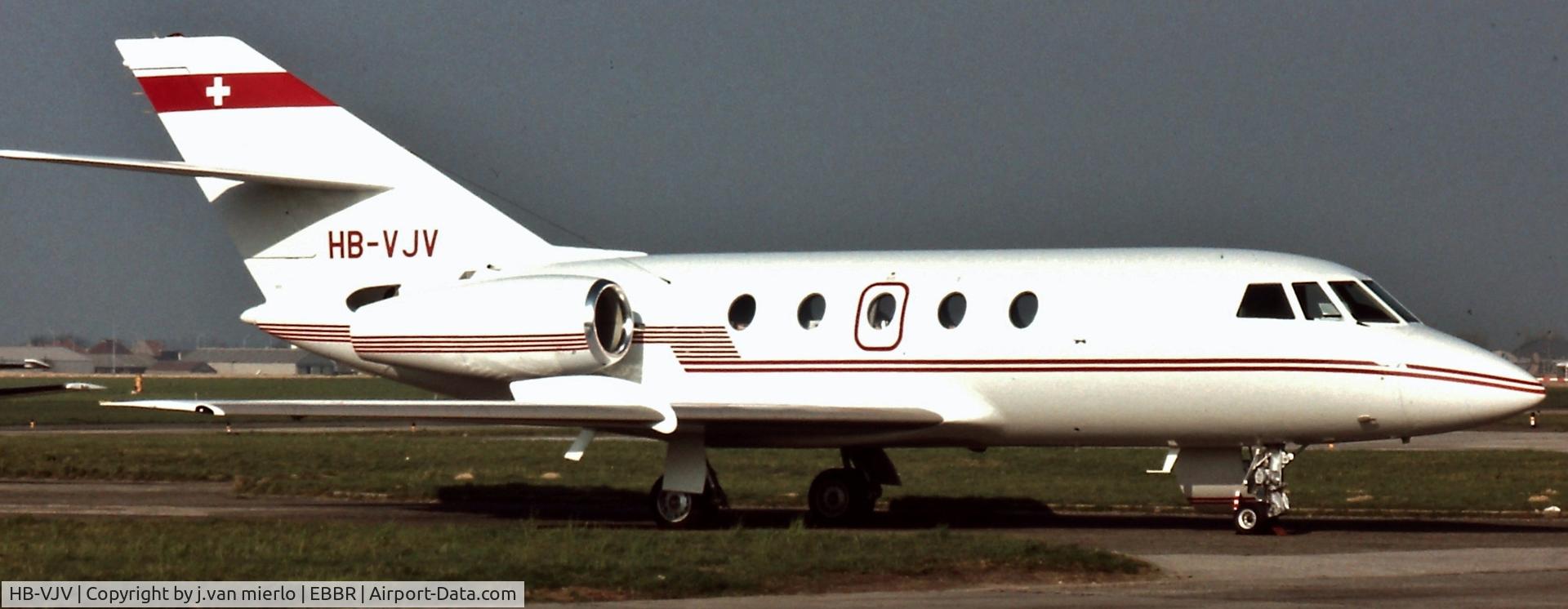 HB-VJV, 1970 Dassault Falcon (Mystere) 20D C/N 237, Brussels