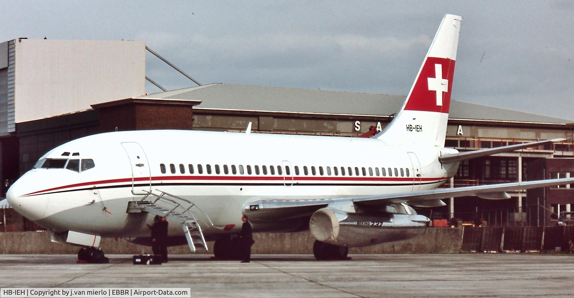 HB-IEH, 1981 Boeing 737-2V6 C/N 22431, Brussels