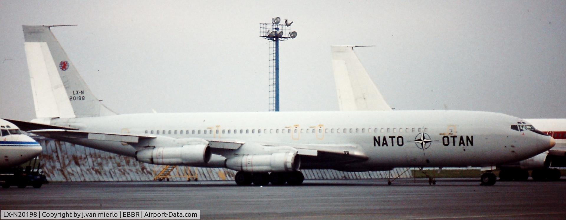 LX-N20198, 1969 Boeing 707-329C(TCA) C/N 20198, Brussels