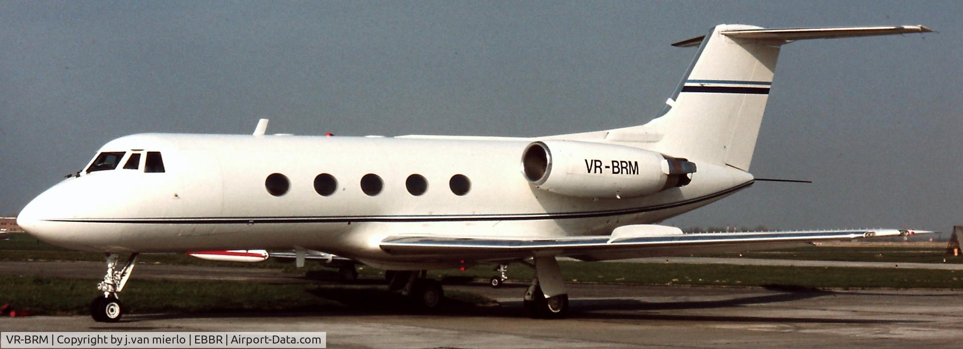 VR-BRM, 1970 Grumman G-1159 Gulfstream II C/N 91, Brussels