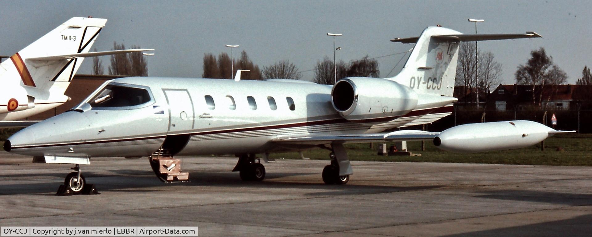 OY-CCJ, 1982 Gates Learjet 35A C/N 35A-468, Brussels