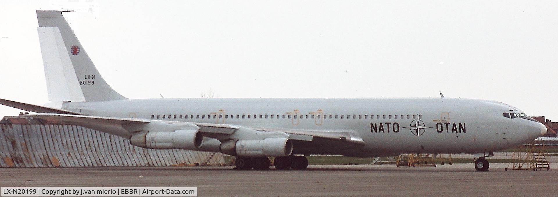 LX-N20199, 1969 Boeing 707-329C C/N 20199, Brussels Sabena maintenance