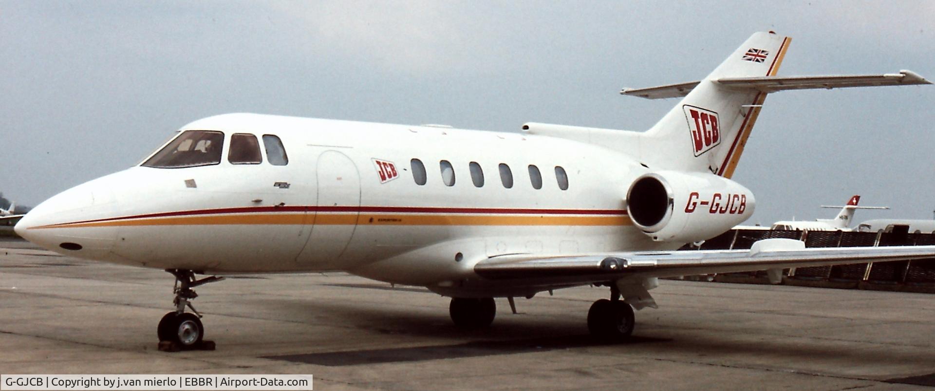 G-GJCB, 1986 British Aerospace BAe.125-800A C/N 258079, Brussels