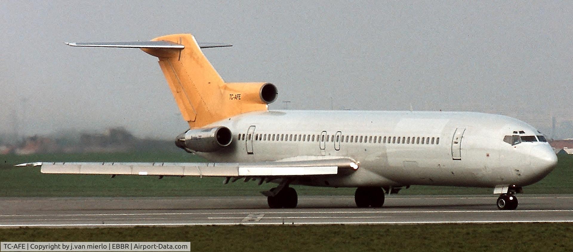 TC-AFE, 1975 Boeing 727-230 C/N 21114, Brussels
