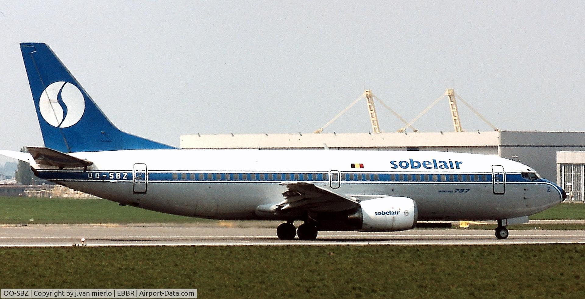 OO-SBZ, 1987 Boeing 737-329 C/N 23775, Brussels rwy 02