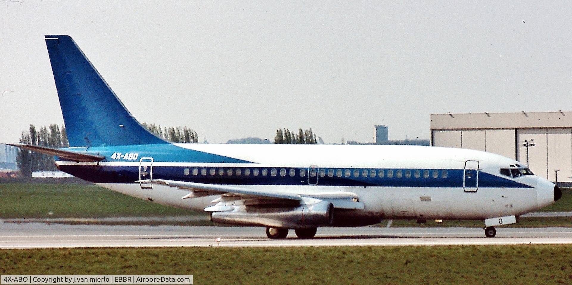 4X-ABO, 1982 Boeing 737-258 C/N 22857, Brussels RWY 02