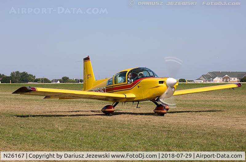 N26167, 1977 Grumman American AA-5A Cheetah C/N AA5A0461, American Aviation AA-5A Cheetah  C/N AA5A0461, N26167