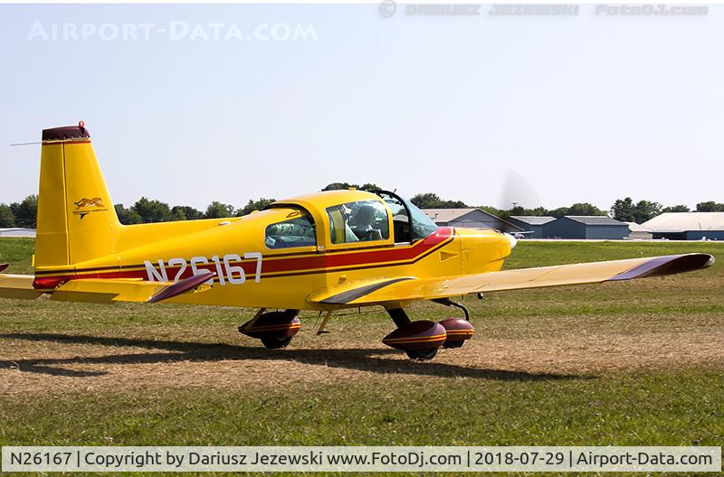 N26167, 1977 Grumman American AA-5A Cheetah C/N AA5A0461, American Aviation AA-5A Cheetah  C/N AA5A0461, N26167
