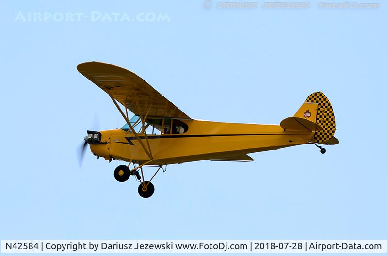 N42584, 1945 Piper J3C-65 Cub Cub C/N 14865, Piper J3C-65 Cub  C/N 14865, N42584