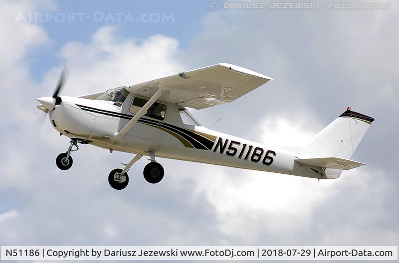 N51186, 1968 Cessna 150J C/N 15069825, Cessna 150J  C/N 15069825, N51186