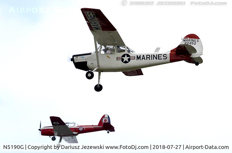 N5190G, 1951 Cessna 305A C/N 22452, Cessna 305A L-19A Bird Dog  C/N 22452, N5190G
