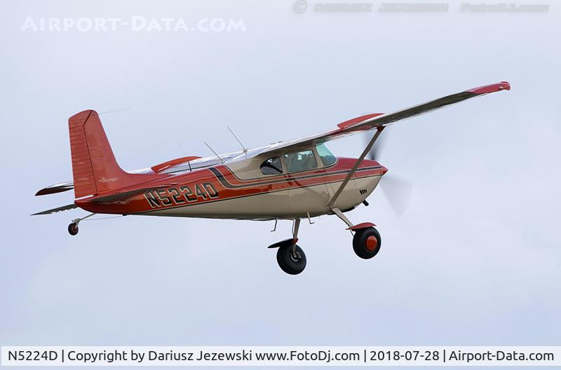 N5224D, 1957 Cessna 180A C/N 50122, Cessna 180A Skywagon  C/N 50122, N5224D