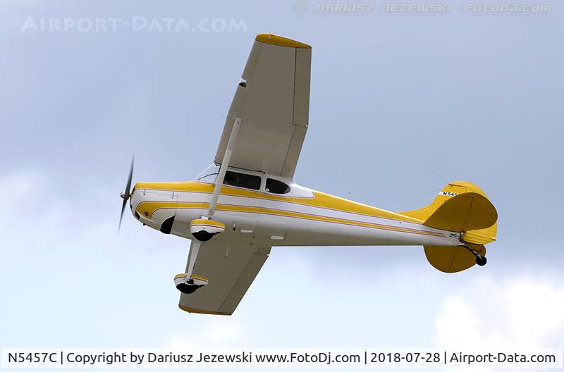 N5457C, 1950 Cessna 170 C/N 19491, Cessna 170  C/N 19491, N5457C