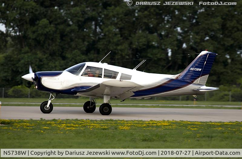 N5738W, 1963 Piper PA-28-150 Cherokee C/N 28-1434, Piper PA-28-150 Cherokee  C/N 28-1434, N5738w