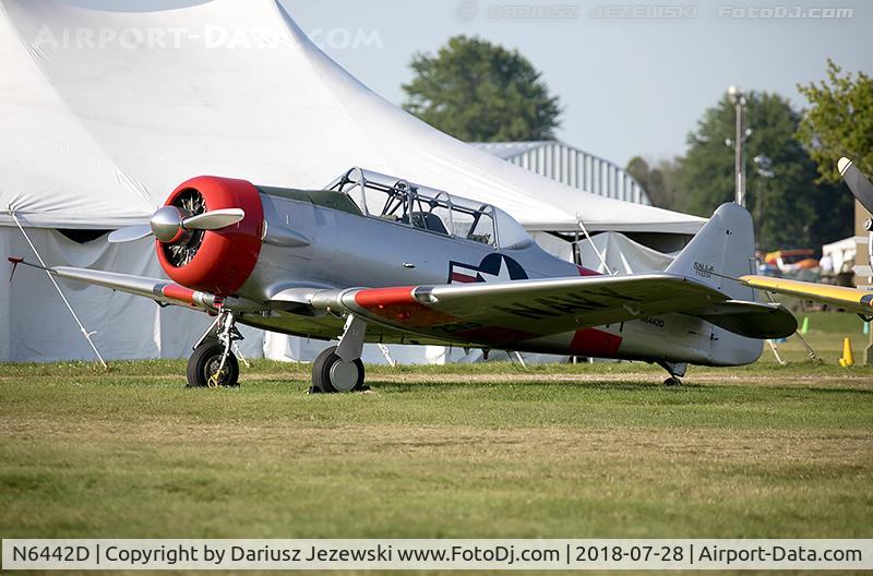 N6442D, 1959 North American SNJ-6 Texan C/N 121-43142, North American SNJ-6 Texan  C/N 112239, N6442D