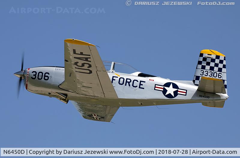 N6450D, Beech T-34A (A45) Mentor Mentor C/N G-67, Beech A45 (T-34A) Mentor  C/N G-67, N6450D