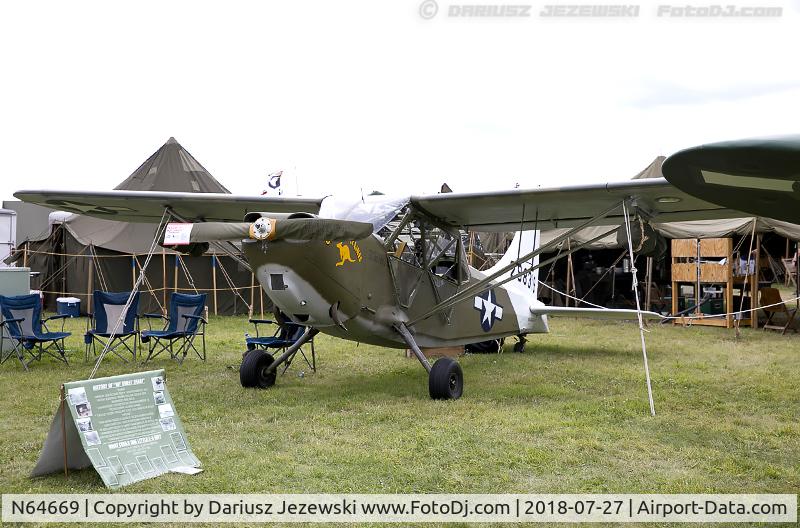 N64669, Stinson L-5 Sentinel C/N 76560, Stinson L-5 Sentinel 
