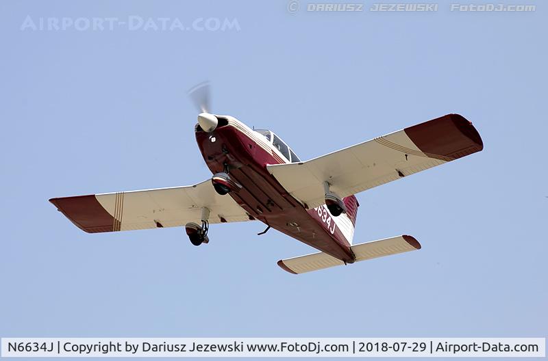 N6634J, 1968 Piper PA-28-180 Cherokee C/N 28-5101, Piper PA-28-180 Cherokee  C/N 28-5101, N6634J