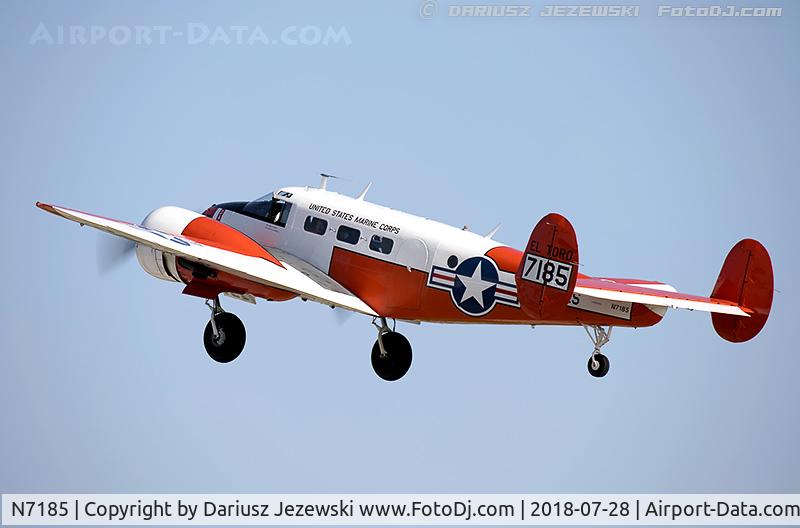 N7185, 1952 Beech Expeditor 3NM (D18S) C/N CA-104, Beech 3NM Twin Beech  C/N CA-104, N7185