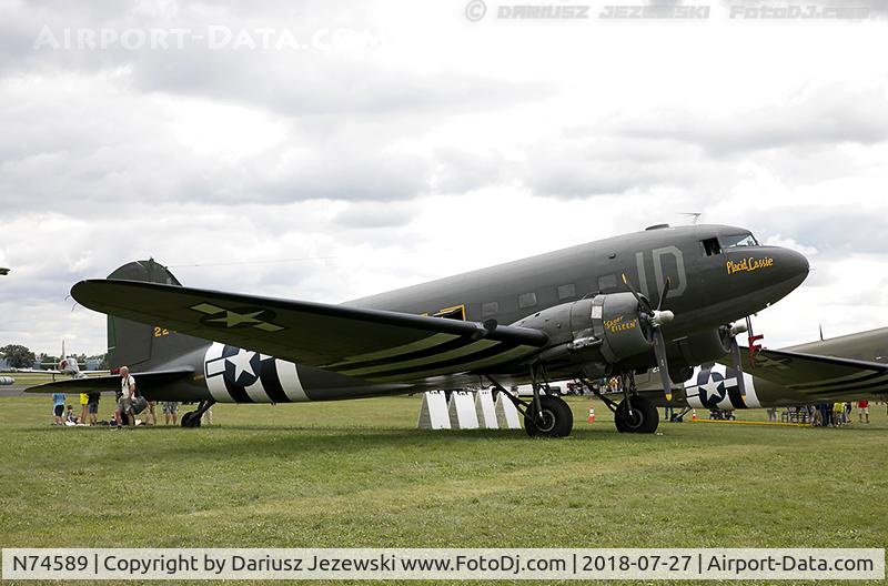 N74589, 1943 Douglas DC3C-S1C3G (C-47A) C/N 9926, Douglas DC-3C-S1C3G  C/N 9926, N74589