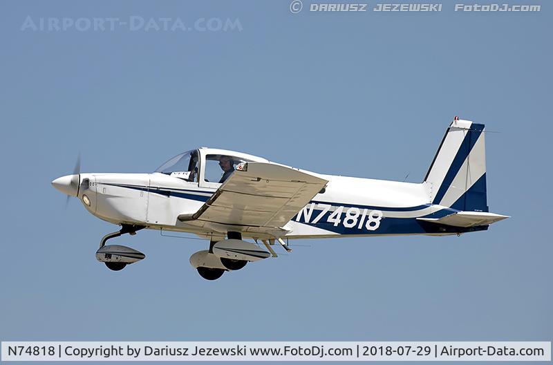 N74818, 1976 Grumman American AA-5B Tiger C/N AA5B0364, American Aviation AA-5B Tiger  C/N AA5B0364, N74818