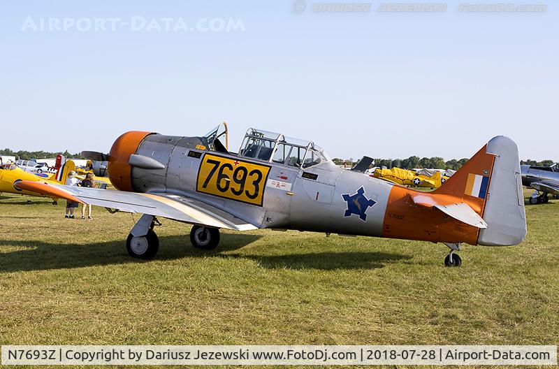 N7693Z, 1942 North American AT-6C Texan C/N 88-11637, North American AT-6C Texan  C/N 8811637, N7693Z