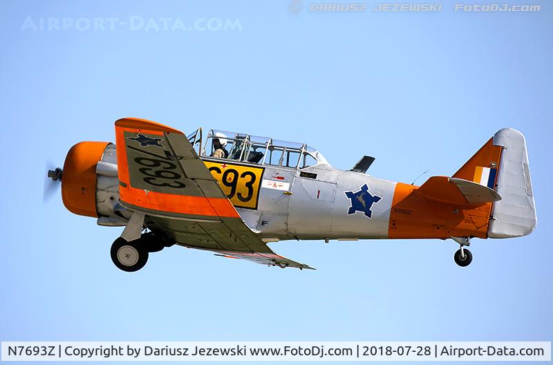 N7693Z, 1942 North American AT-6C Texan C/N 88-11637, North American AT-6C Texan  C/N 8811637, N7693Z