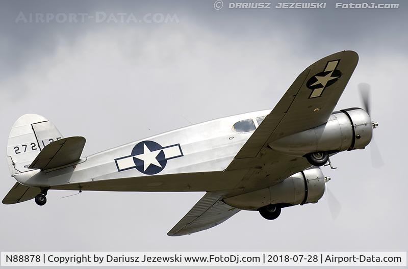 N88878, 1943 Cessna UC-78C (T-50) Bobcat C/N 4121, Cessna T-50 Bobcat 